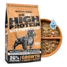 Bully Max 26/12 High Protein Wet Puppies Food - 26% Protein, 12% Fat, Chicken, Barley, Oats, Flaxseed, Salmon Oil, Niacin Supplement, No Wheat, Add Water Option, Vegetables-Infused, Supports Healthy Growth & Immune Health for Puppies