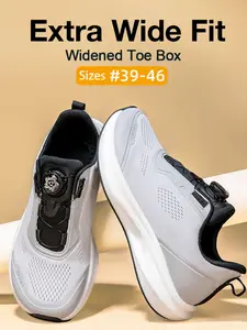 Engineered for Wide Feet | Men's Wide Width Sneakers 39-46 | End Toe Squeeze
