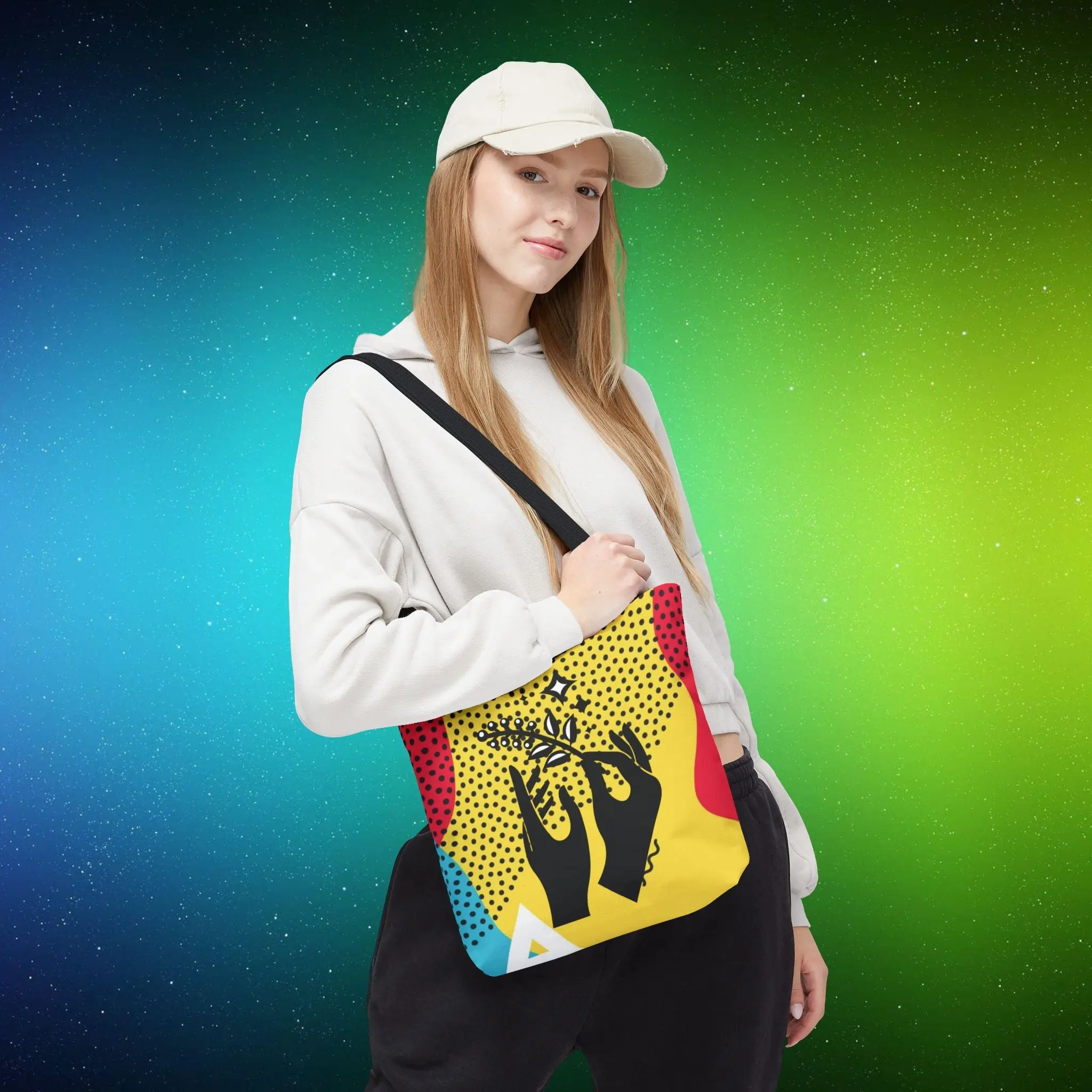 FOMO Vibrant Art Tote Bag
