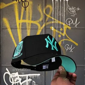 New Era 59FIFTY MLB NY Yankees Cap For Men & LA Dodgers Cap For Women | Iconic Team Logo Fitted Hat, Flat Brim, Unisex Baseball Cap, Gorras Urbanas, Sombrero MLB