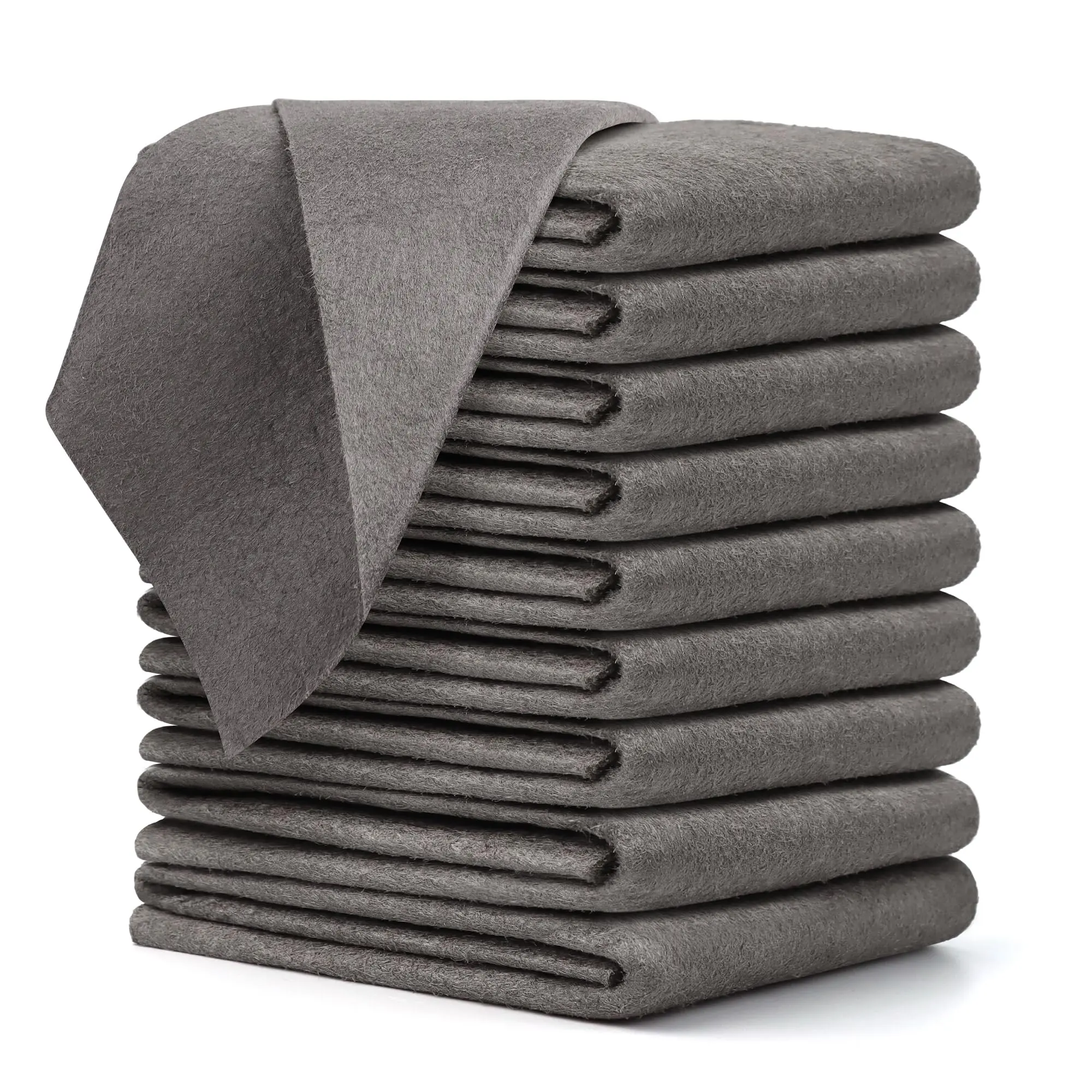 10-Pack Magic Premium Microfiber Cleaning Cloths – Reusable, Thickened & Streak-Free for Windows, Glass and Car