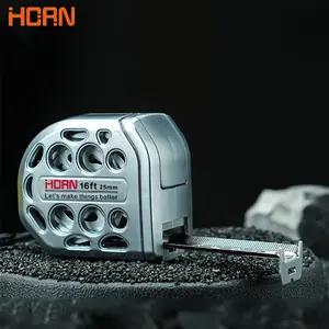 Inch Scale Steel Tape Measure: High Precision, Hollow Design, Anti-Wear + Magnetic Lock