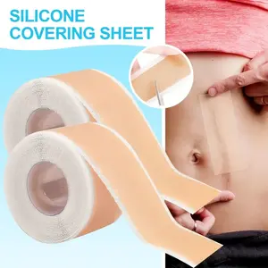Yitap 2 Roll Invisible Repair Silicone Patch, Lightweight Breathable, No Marks, Non-Slip, Universal Body Use, Pet Material