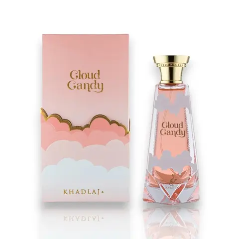 Khadlaj Cloud Candy Extrait De Parfum, 100 ML-3.4 oz Single Item Women's Fragrance with Floral Citrus Sweet, Fruity Sweet Scent, and Gourmand Vanilla, Raspberry Notes