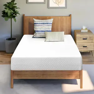 8 Inch Twin Cooling Gel Memory Foam Medium Firm Mattress CertiPUR-US Certified, Comfort & Supportive Pressure Relief Mattress in a Box Removable Soft Cover No Fiberglass