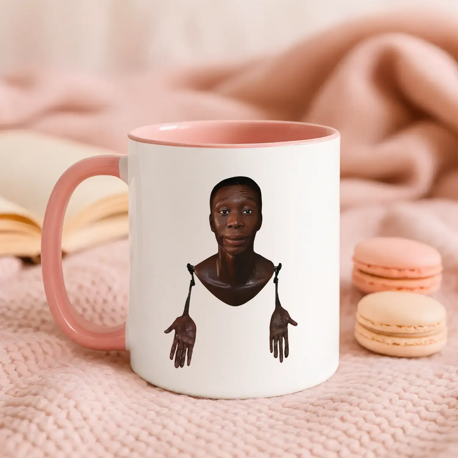 Khaby Lame Mechanism Meme Mug, Trending Funny Quote Coffee Cup