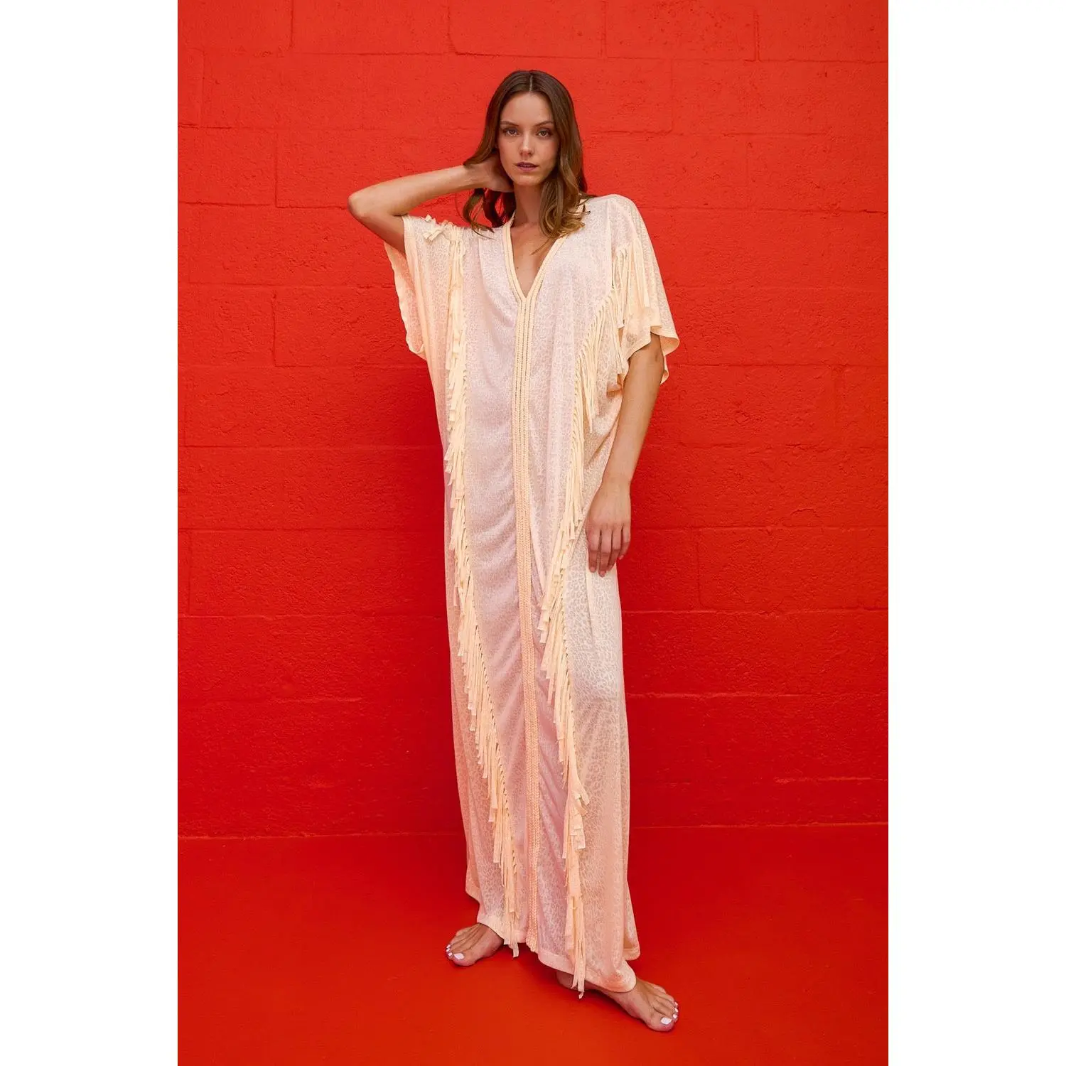 Braided Fringe Abaya
