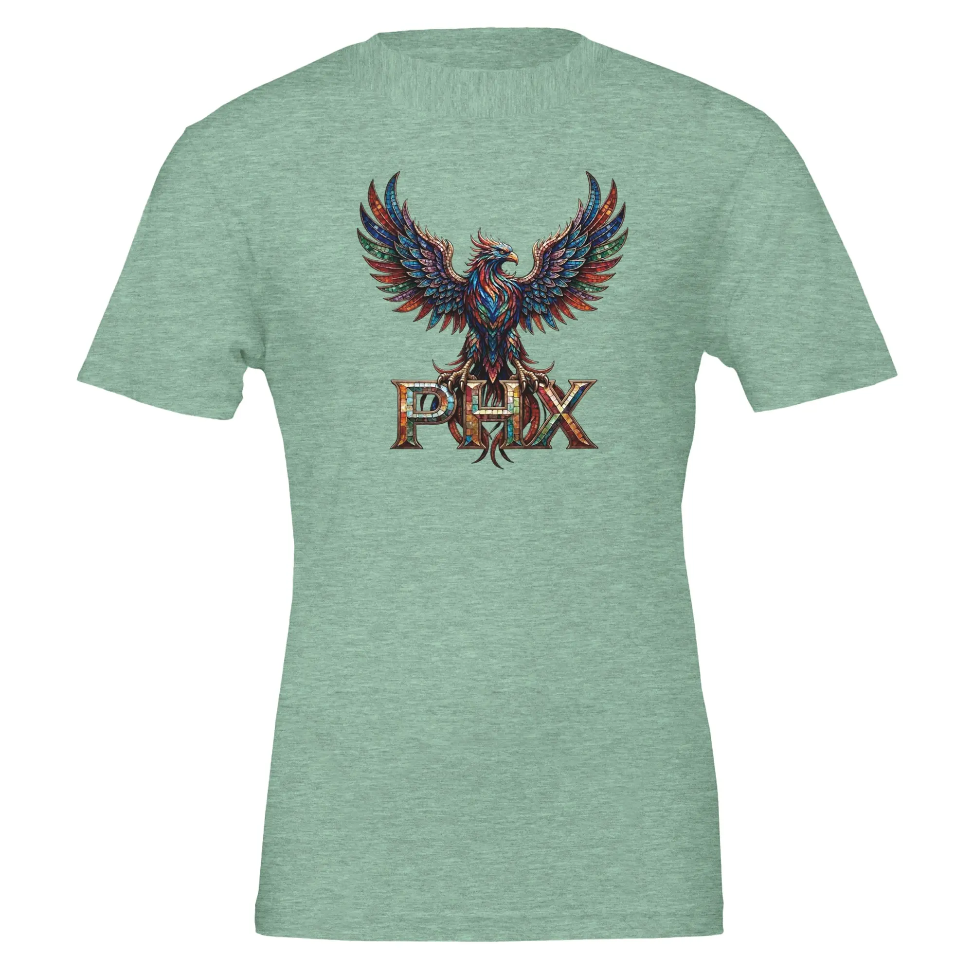 Mosaic Phoenix graphic  tee