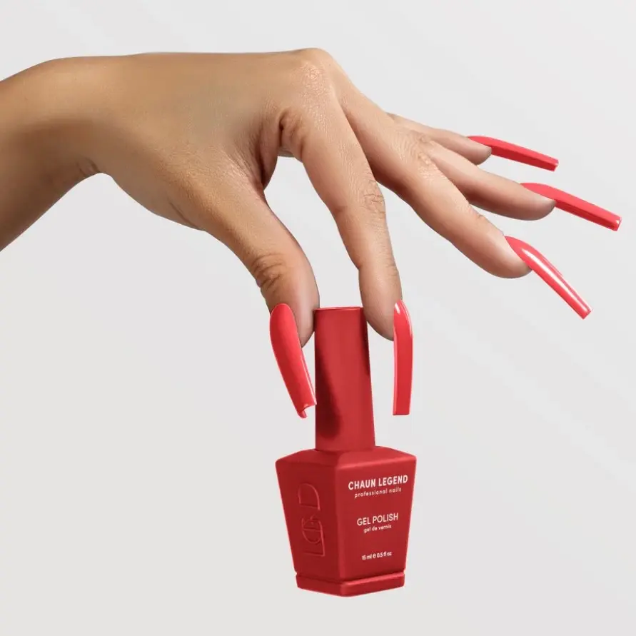 Chaun Legend King of Hearts LG5079 Only 0.5oz nail care nail art french red christmas true red