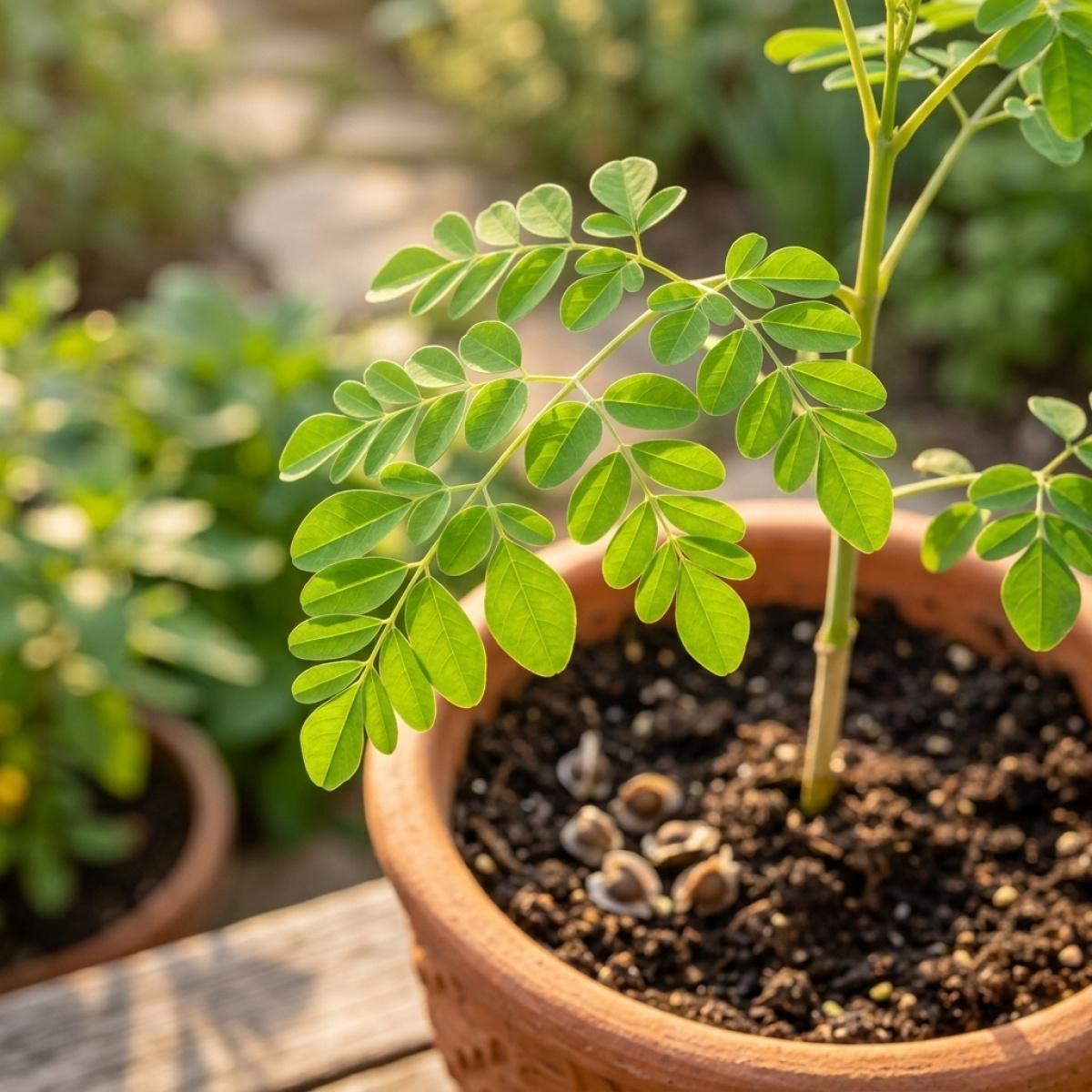 Premium Moringa Seeds High Germination Rate Organic Edible Moringa Oleifera for DIY Crafts Tea Infusions & Garden Planting