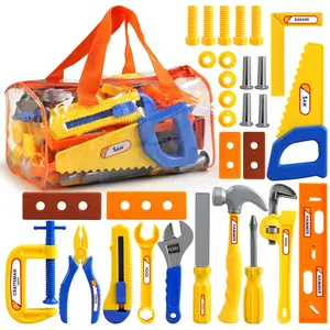Ultimate Tool Kit for Toddler Builders, Build Fix & Play Educational Toy Set, Safe Durable Construction Tools for Kids Ages 3+