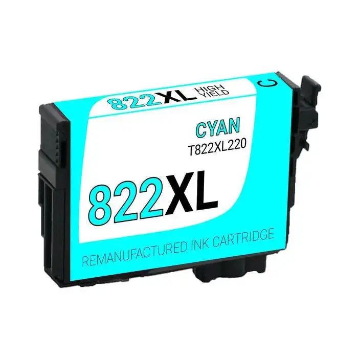 Compatible Epson T822XL220-S High-Yield Cyan Ink Cartridge