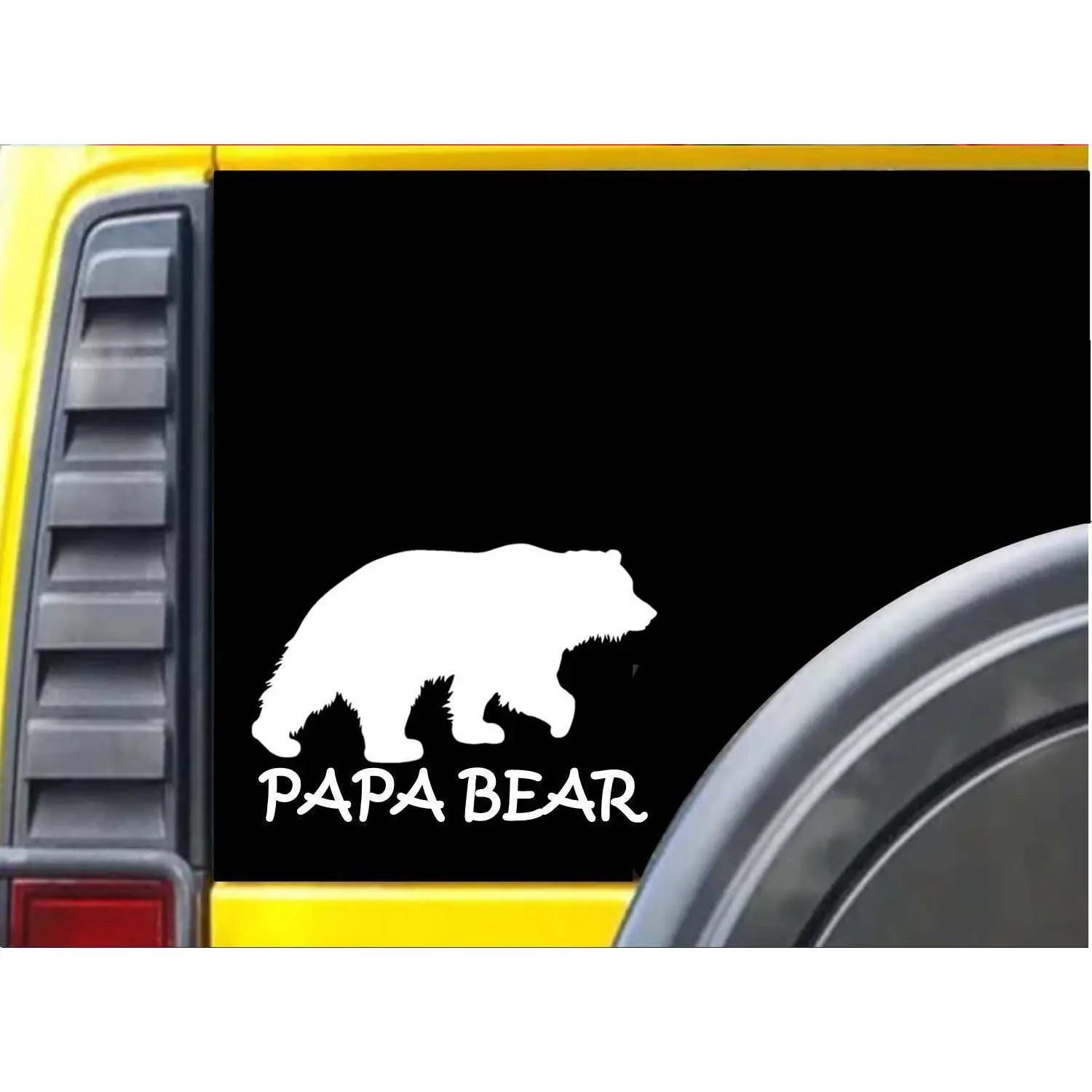 Papa Bear K308 6 inch decal grizzly sticker