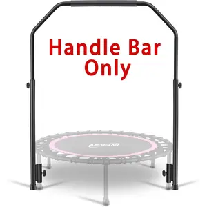Rebounder Handle Bar Accessory for 40" Round Fitness Trampolines, Cushy  Handles,Only Applicable to The Foot Tube Between 2.5CM/0.98IN Diameter(Trampoline Not Included)