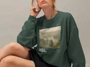 Pride and Prejudice Sweatshirt, Jane Austen Shirt, Elizabeth Bennet Mr. Darcy Pemberley Sweatshirt, Literary Sweatshirt, Bookworm Sweatshirt