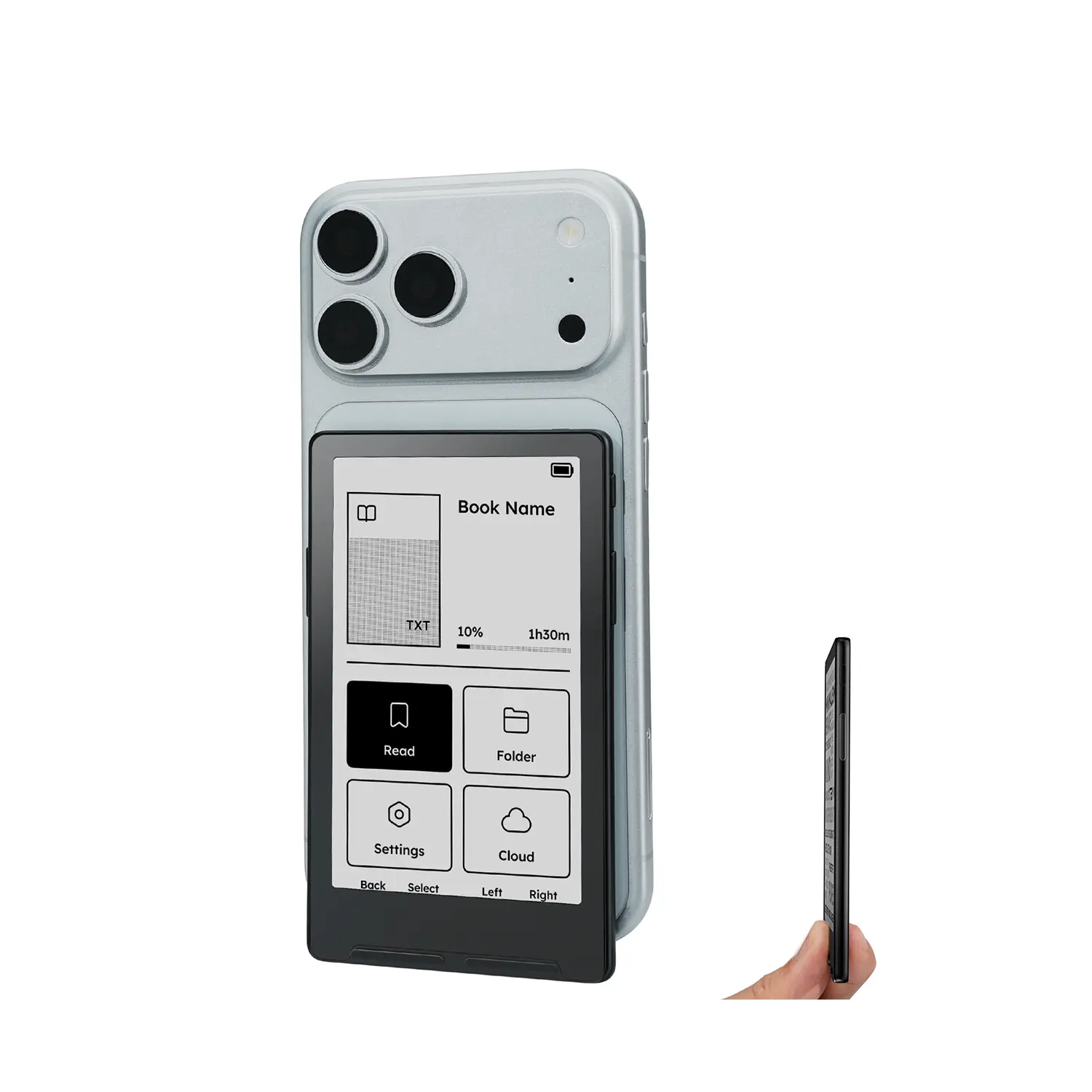 Xteink X4 Classic (X4 V2) Portable eReader Device - 4.3" Display Screen, 920mAh Rechargeable Battery for On-the-Go Reading[B]