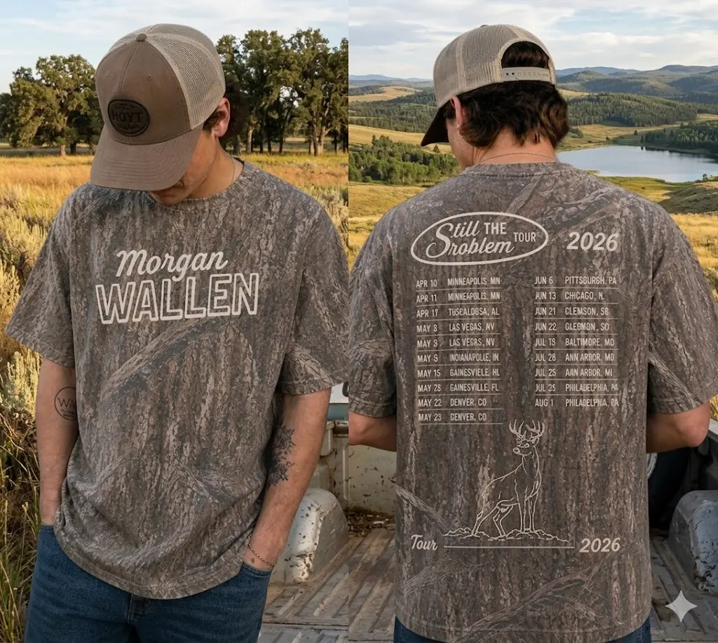 Country Wallen Bottomland Camo Shirt, Still The Problem Concert 2026, Unisex Print T-Shirt, MW Camo Short Sleeve Tee, Country Music Shirt, Western Style, Gift For Men and Women