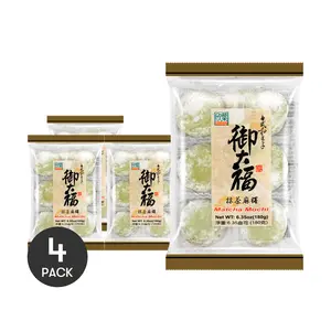 FORMOSA YAY Taiwanese Matcha Mochi - 4 Packs of 180g Deliciousness | Authentic Daifuku Treats