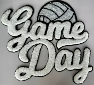 Game Day Volleyball Patch
