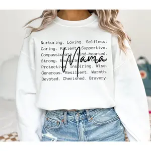 Mama Words Graphic Pullover