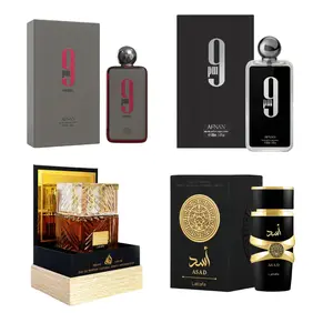 Lattafa Exclusive 4-Piece Fragrance Bundle - Afnan 9PM & 9PM Rebel, Lattafa Asad, & Lattafa Khamrah - 4x 100ml Eau de Parfum Set for Men - Long-Lasting, Versatile, and High-Quality Scents