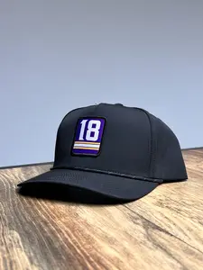Purple 18 Patch Hat - Pacific Headwear Weekender Cap