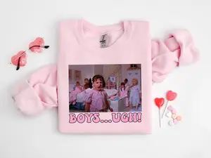 Boys... Ugh! Sweatshirt, Boys... Ugh! Sweater, Funny Valentines Day, Retro Valentine Gildan SweatShirt, Valentines Gift, Take Me Back To The 90's Sweater