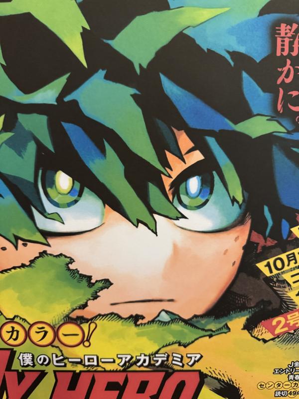 My Hero Academia Deku Poster - 13x19in Cardstock Matte Anime Weekly Shonen Jump #2666