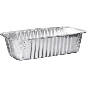 [5 Lb 10 Pack Disposable Loaf Pans  Tin Foil Meal Prep Bakeware - Cookware  for Baking Cakes, Bread, Meatloaf, Lasagna 5 Pound 12.5'' X 6.25'' X 3.5''