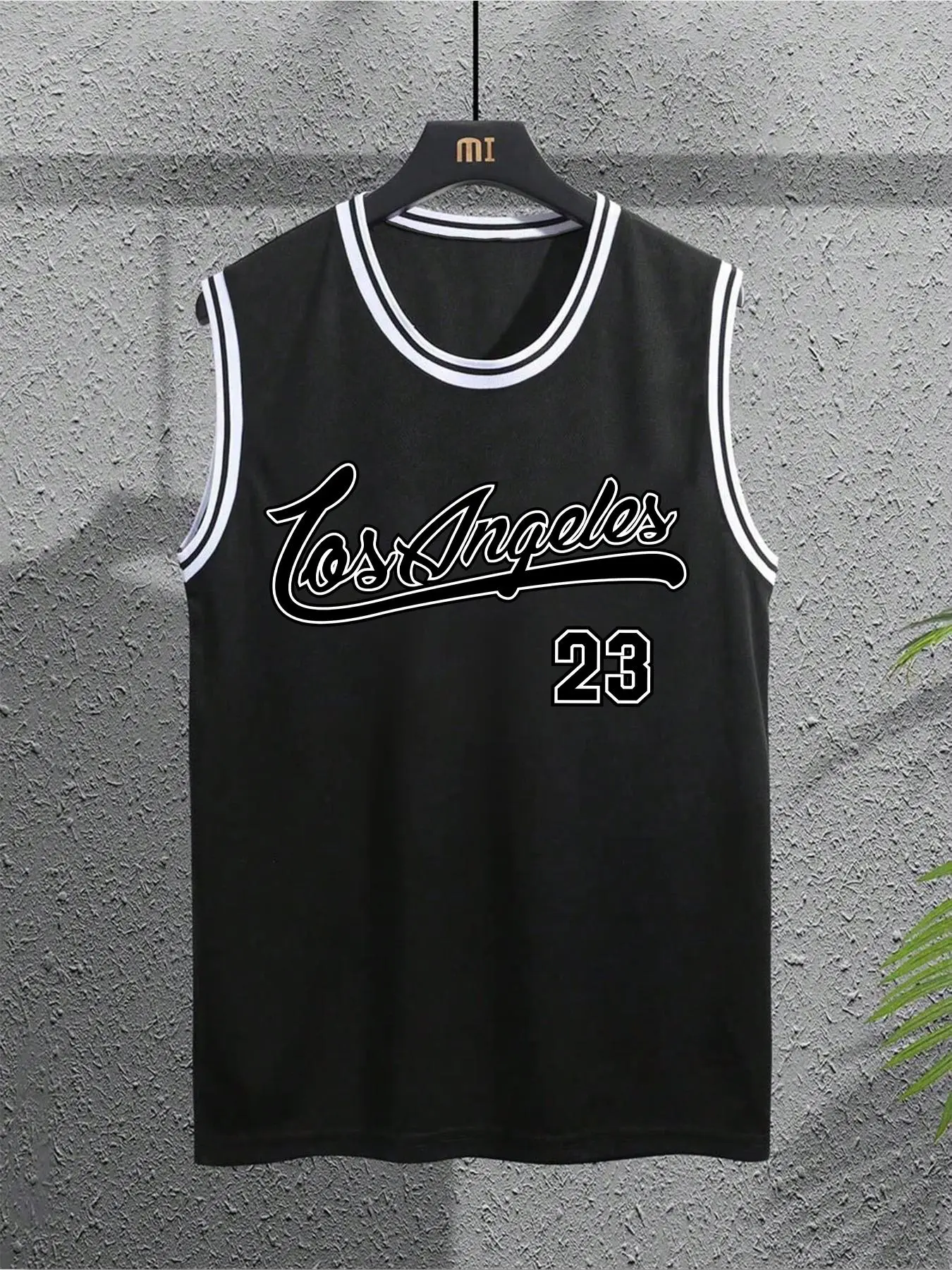 Men's Letter & Number Print Basketball Vest, Breathable Basketball Jersey, Casual Sports Sleeveless Top for Summer, Fashion Men's Clothing for Daily Wear