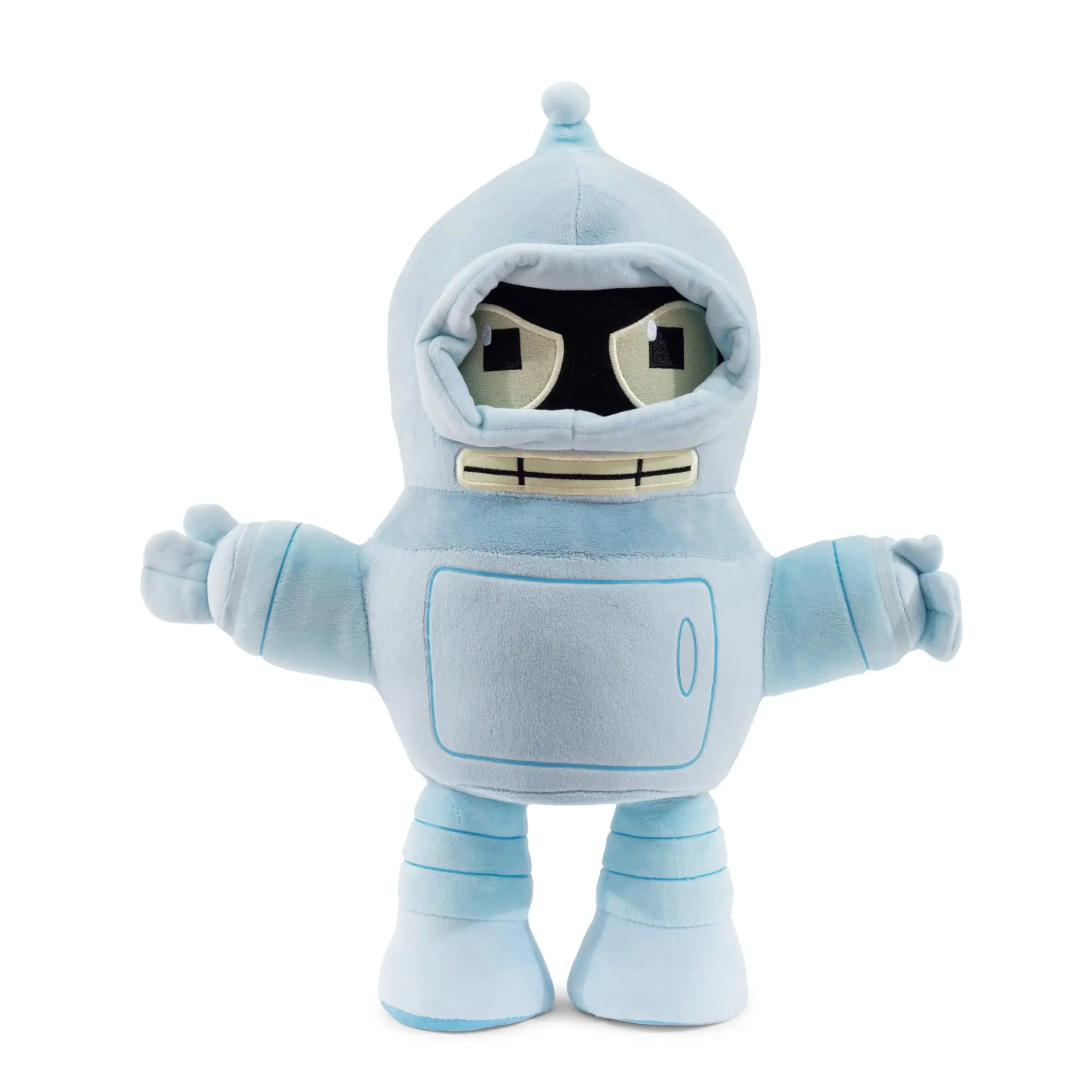Futurama Angry Bender 18-Inch Chibi Collector Plush, Fluffy Stuffed Collectible, Huggable Cute Pretend Play Soft Stuffed Toy, Soft Stuffed Collectible