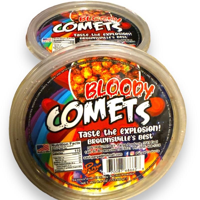 Bloody Comets-Skittles Enchilados Candy
