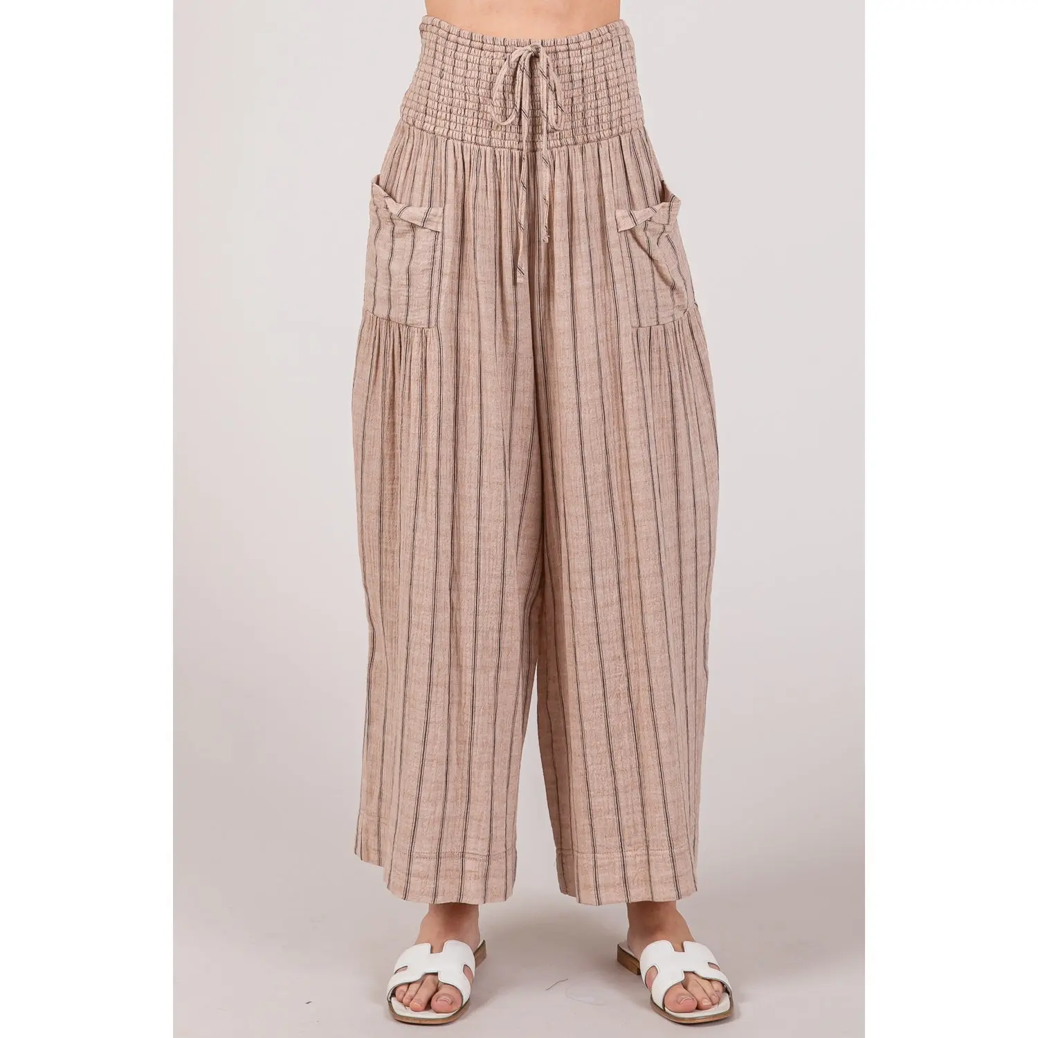 Striped Boho Gauze Pants