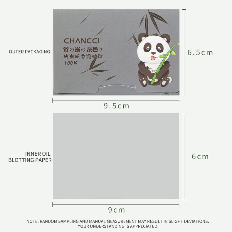 CHANCCI 700 Sheets 100pcs/box Portable Facial Oil Absorbing Paper Oil Control Face Paper Oil Blotting Makeup Blotting