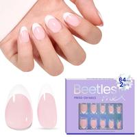 64Pcs Pink Short Almond