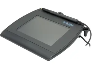 Topaz SignatureGem LCD 4x5 T-LBK766 Series Dual Serial/USB BackLit T-LBK766-BHSB-R Signature Capture Pad (Refurbished)