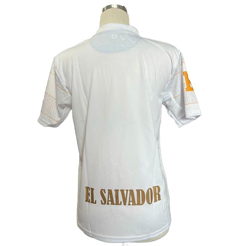 El Salvador Golden Edition Shirt - Stylish Pink Shirt with Bold Color, Casual Style, Short Sleeve, Slim-Fitting, Machine Washable