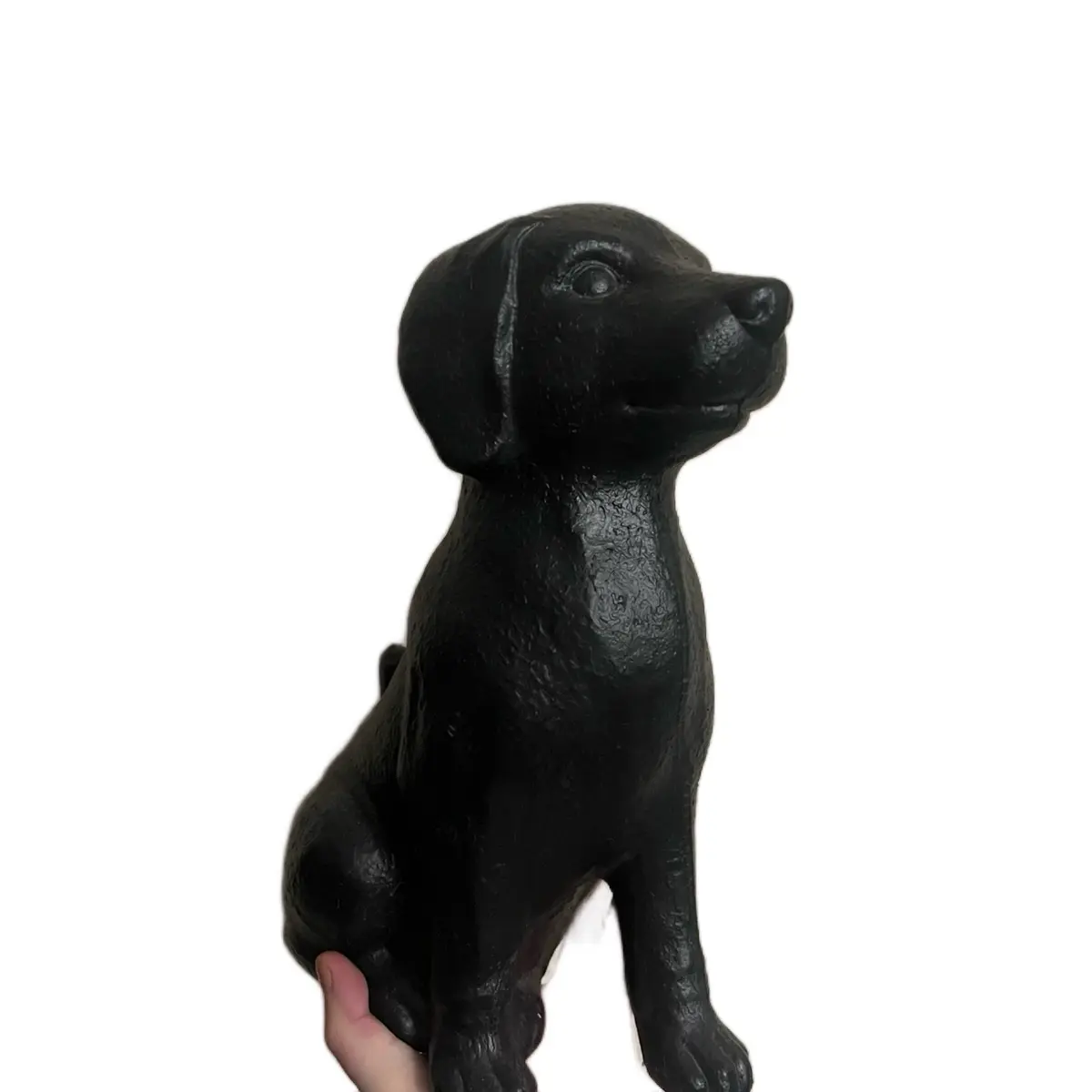 Better Home & Gardens Black Dog Statue. Can be used indoors or outdoors as decoration.