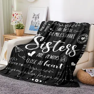 Sister Gifts From Sister,chill room accessory halloween  6 day star blanket warm nap blanket home office