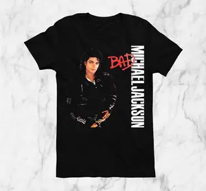 Michael Jackson BAD Woman Tshirt Men Tshirt Racerback , King of Pop Tee, Unisex Hip Hop Streetwear Tee, Gift For Fan