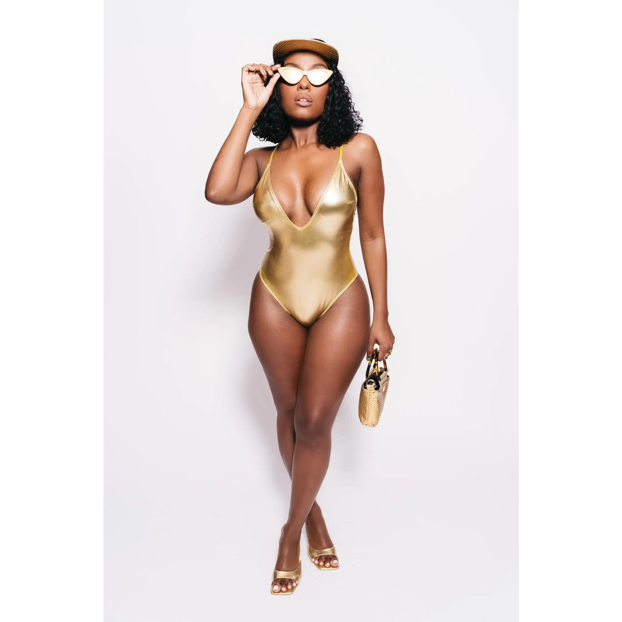 24 Karat Gold Swimsuit