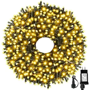 105FT 300LEDs Christmas Lights Outdoor Indoor 8 Modes for Christmas Tree Party Decoration,  UL Listed (Warm White)
