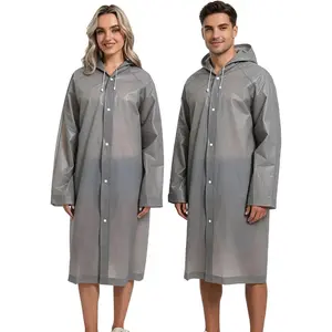 Rain Ponchos for Adults Reusable Raincoats Survival Heavy Duty Impermeable 2 Packs Rain Coat…