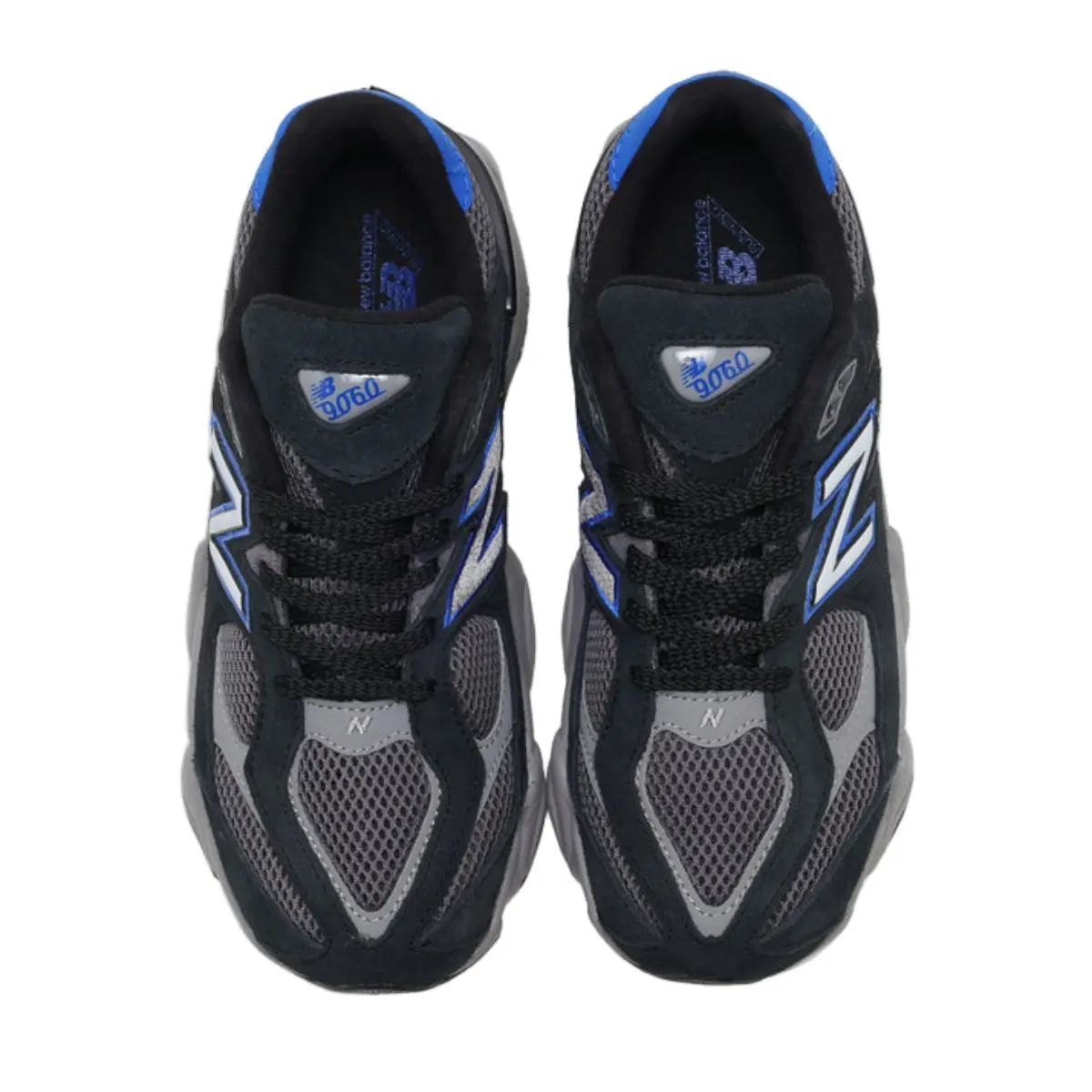 New Balance 9060 Black Racer Blue GC9060JL GS & Women's Fashion
