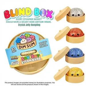 Expressive Dumpling Soft Toy, Secret Gift Box, Stress Relief Toy, Unisex, Random Style, Valentine's Day & Easter Gift, Kids' Exchange