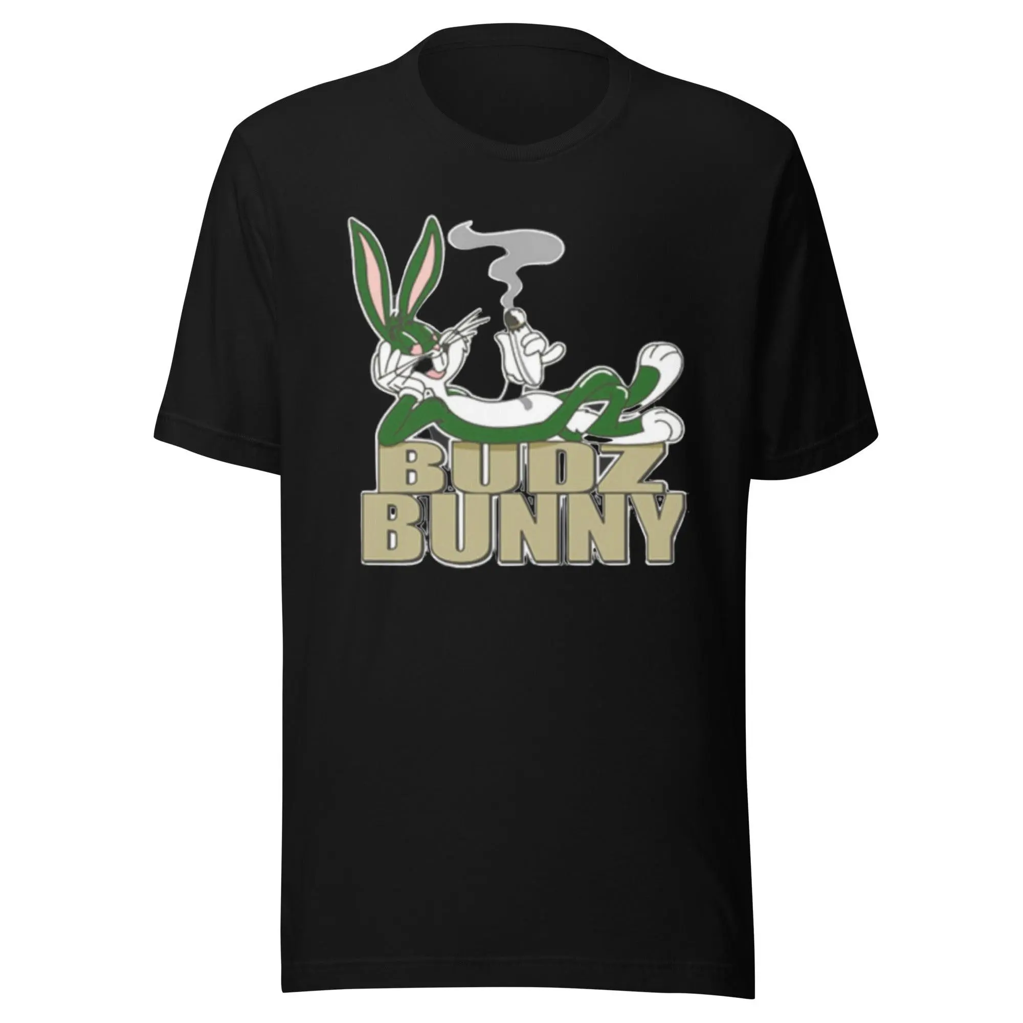 Weed T-shirt Budz B. Hitting it Hard Short Sleeve100% Cotton Crew Neck Unisex Top