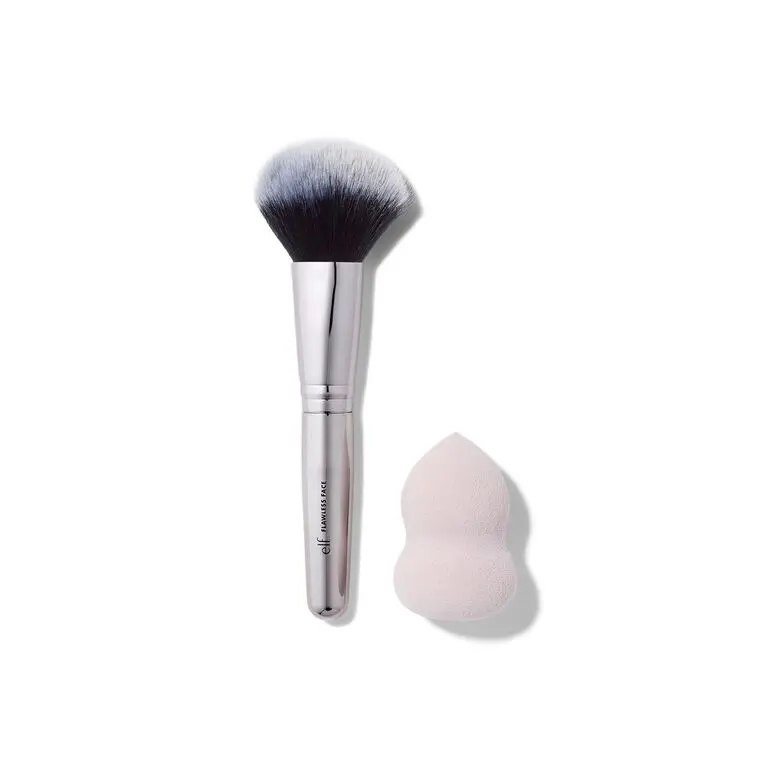 Complexion Makeup Brush & Sponge Duo Complexion Makeup Brush & Sponge Duo