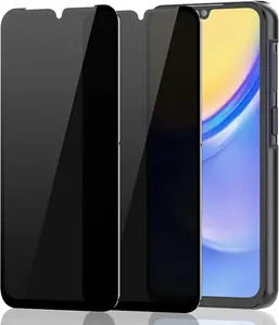 Samsung Galaxy A15 5G Privacy Screen Protector, Upgraded Anti-Spy 9H Tempered Glass Screen Protector for Galaxy A15 5G, 2-Pack