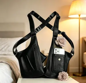 2026 New Double Shoulder Armpit Bag, Unisex Tactical Anti-Theft Underarm Holster, Adjustable Straps, Water Resistant Multi-Pocket Pouch with Hidden Pocket for Phone, Wallet, Travel and Daily Commute.graduation gift