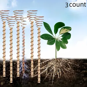 Garden Plant Support, 12 Inch Copper Garden Stakes for Electroculture Planting, High Yield Coil Antenna Support, Outdoor Use Copper Wire for Plants, Garden Trellis